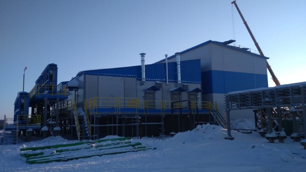 Компания ИНГК начала этап монтажа 3-х КМЧ для ДКС Еты-Пуровского газового месторождения.