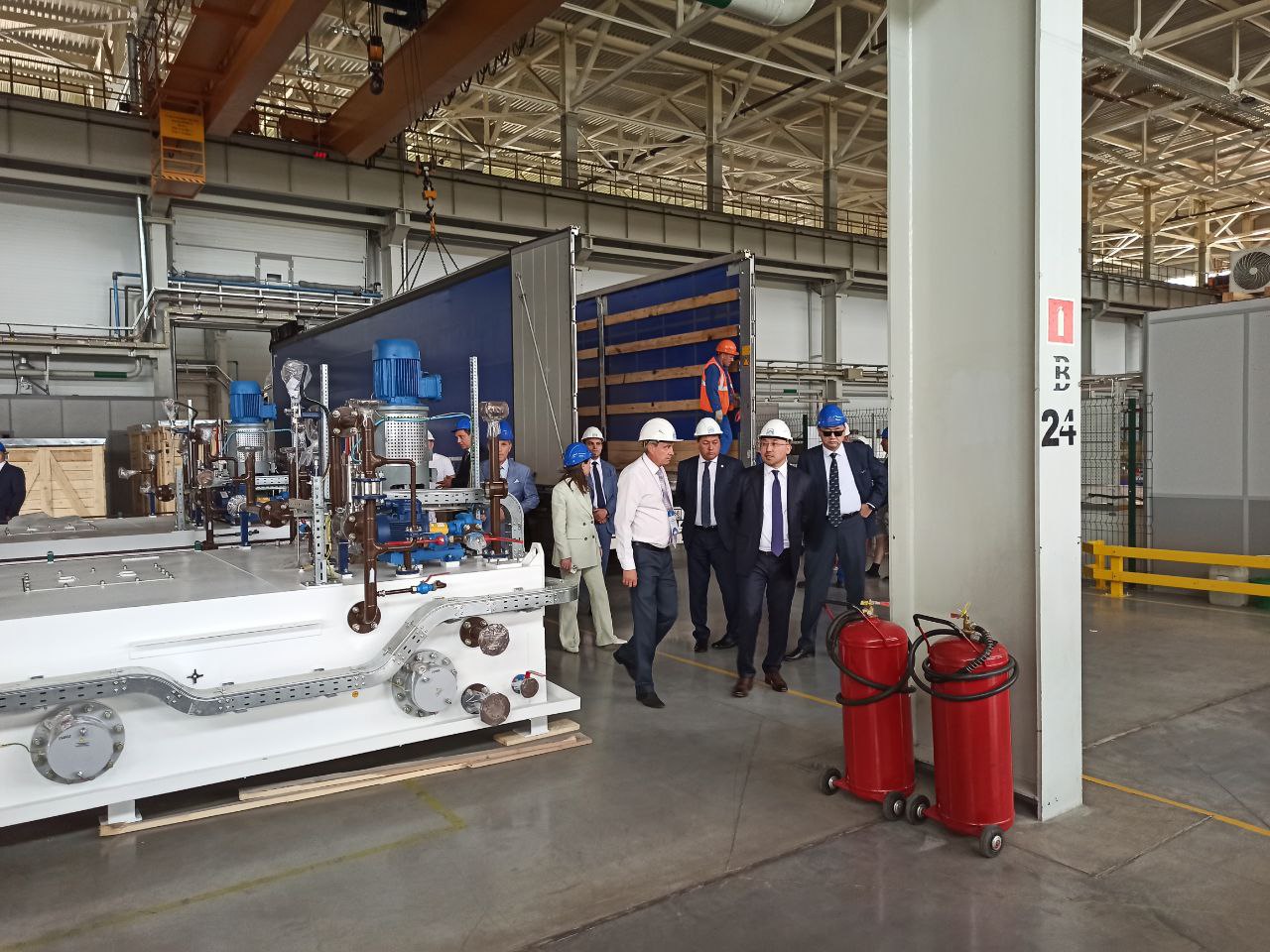 Делегация из Казахстана посетила производство ИНГК в г. Пермь