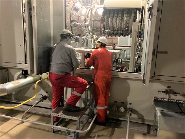 INGC's service department has completed the planned maintenance of gas turbine engines at the Vostochno-Messoyakhskoye field