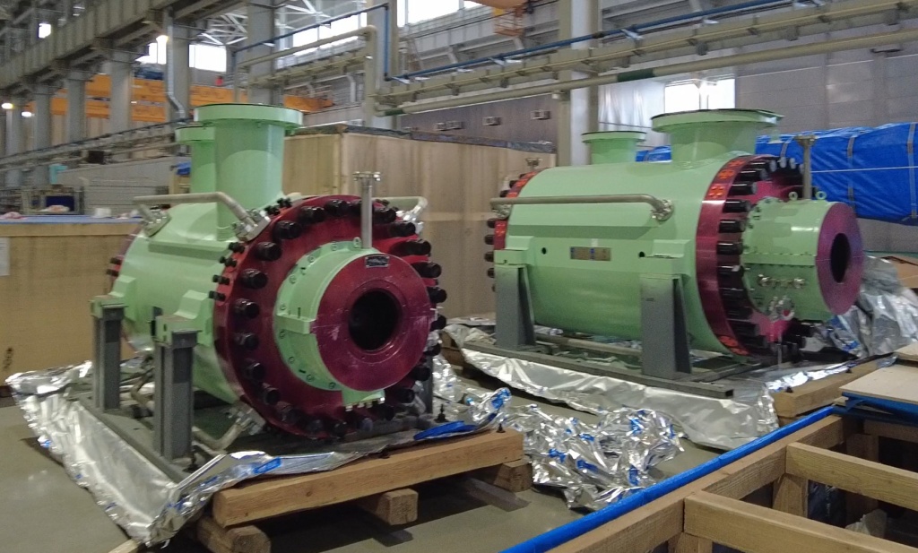 Two Electrically Driven Gas Pumping Units for “Saneg” BCS (Uzbekistan) Are Being Manufactured at INGC Production Site Two Electrically Driven Gas Pumping Units for “Saneg” BCS (Uzbekistan) Are Being Manufactured at INGC Production Site