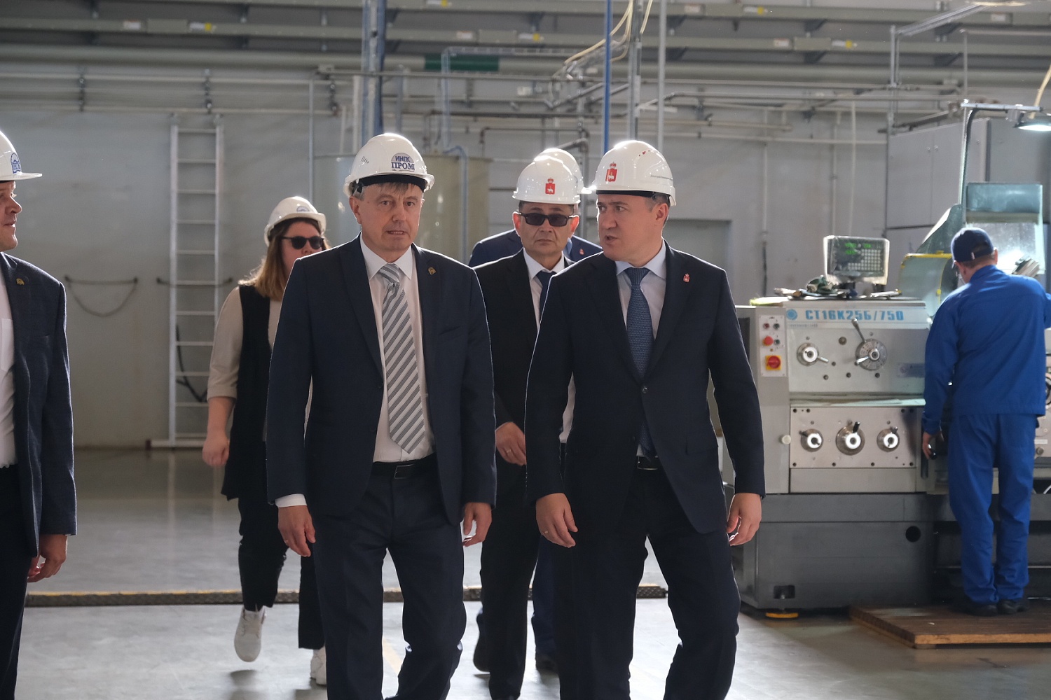 During his Working visit, the Governor of Perm Krai, Dmitry Makhonin, Has Visited a New Production Shop of INGC Company in Perm