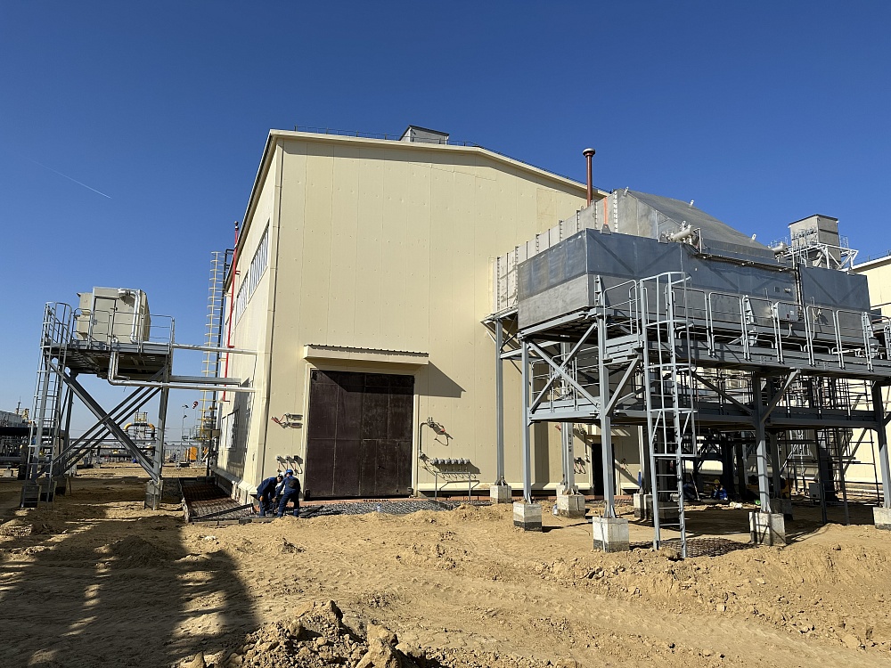 GPU-16 «Irtysh». Bozoy booster compressor station, Kazakhstan (Solar Turbines)